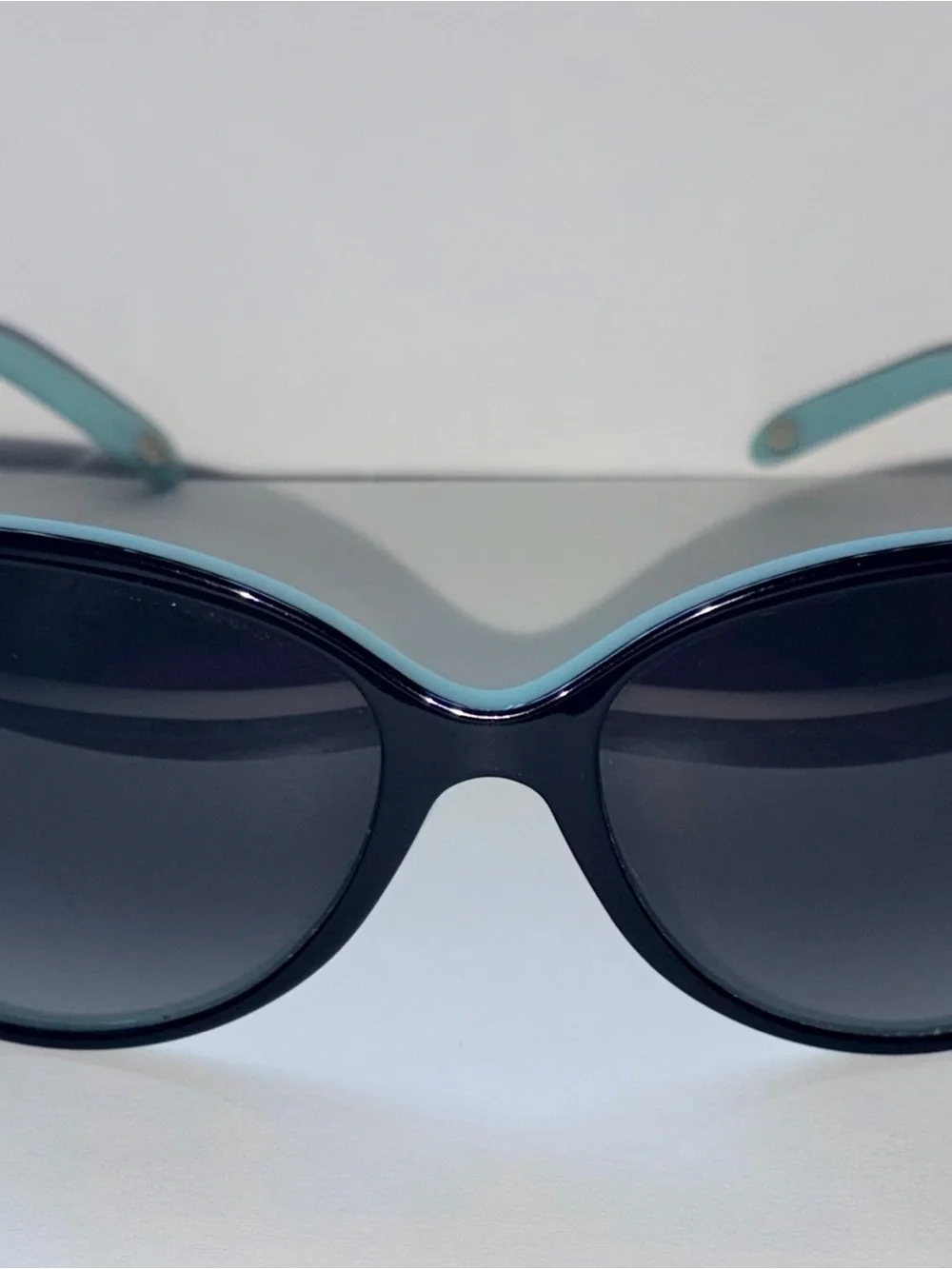 Tiffany & Co TF 4089-B Black Azure/Blue Grey Shaded Sunglasses